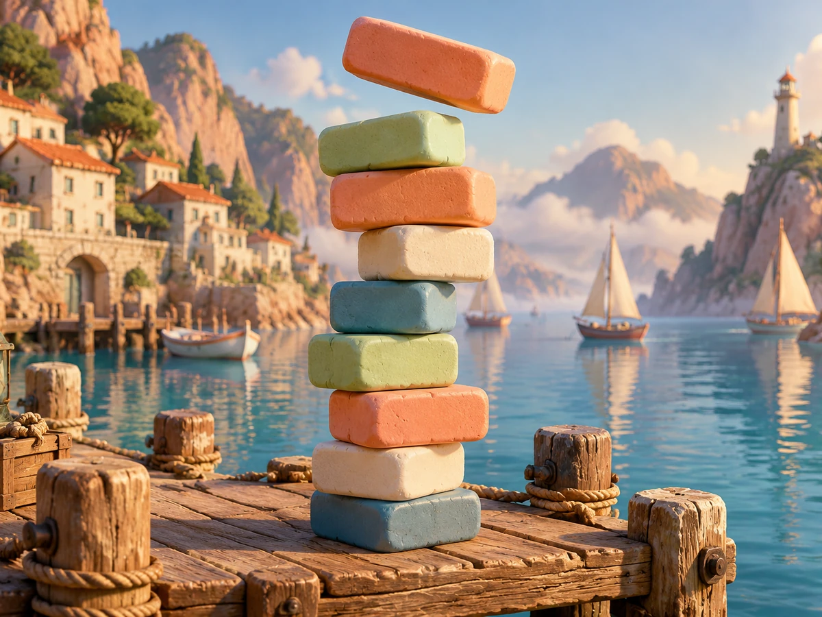 Harbor Balance original game concept artwork