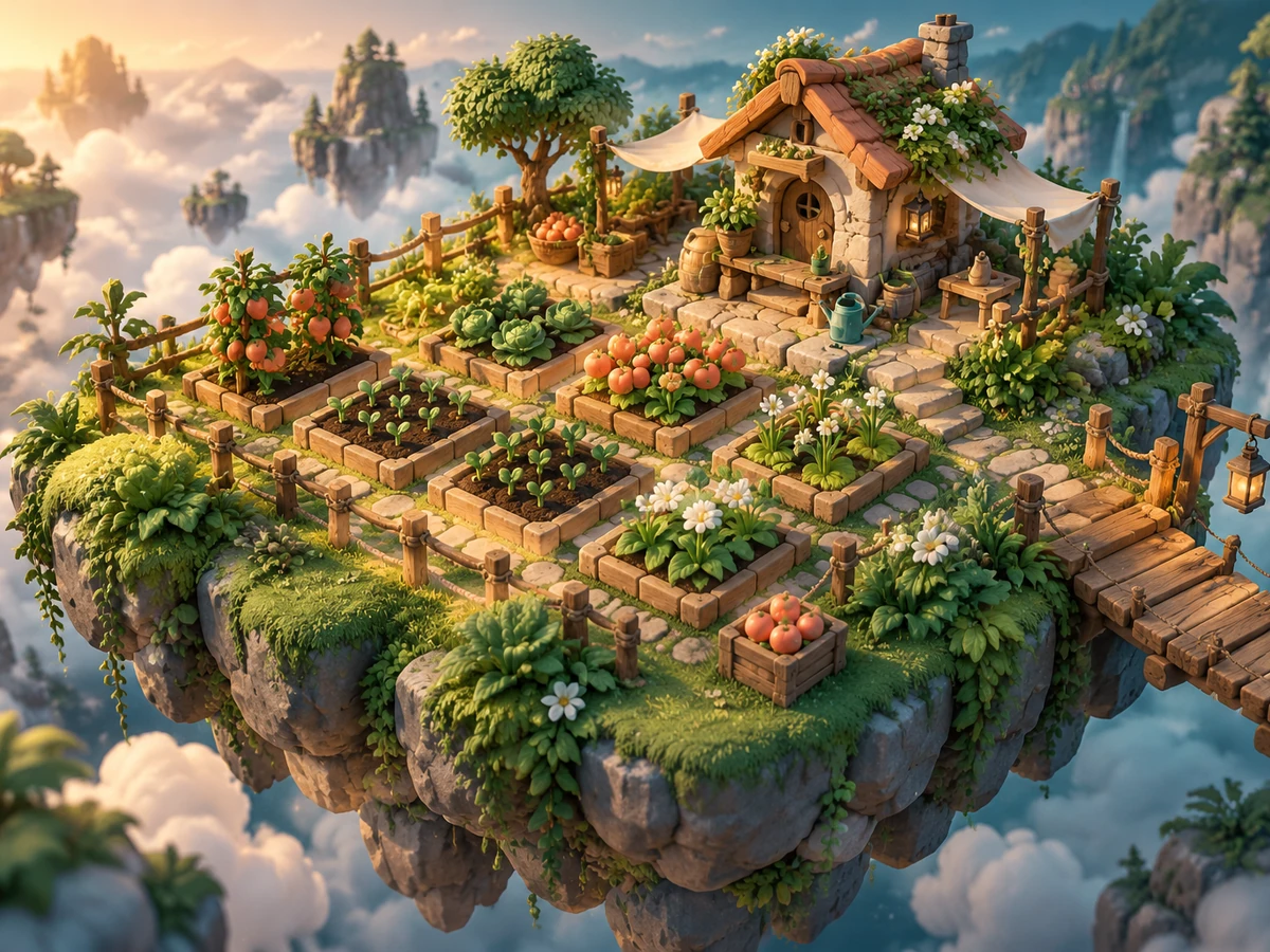 Outpost Bloom original game concept artwork